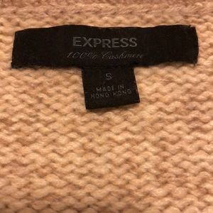 Express 100% Cashmere cowl neck sweater